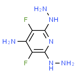 2(1H)-Pyridinone,4-amino-3,5-difluoro-6-hydrazino-,hydrazone(9CI) structure