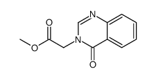 (4-氧代-4H-喹唑啉-3-基)-乙酸甲酯结构式