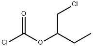 Chloroformic acid 1-(chloromethyl)propyl ester Structure