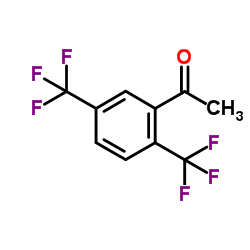 2',5'-二(三氟甲基)苯乙酮结构式