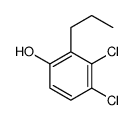 3,4-二氯-2-丙基苯酚结构式