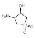 4-Amino-3-hydroxytetrahydrothiophene, 1,1-dioxide Structure