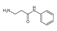 N~1~-phenyl-beta-alaninamide(SALTDATA: HCl)结构式