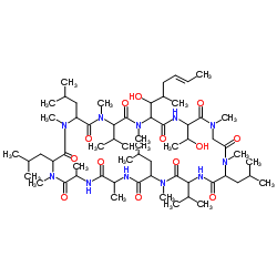 Thr2-Cyclosporine structure