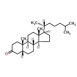 (5β)-Cholestan-3-one Structure