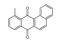 11-methylbenzo[a]anthracene-7,12-dione结构式