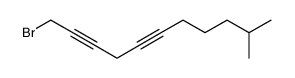 1-bromo-10-methylundeca-2,5-diyne结构式