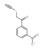 2-(3-硝基苯基)-2-氧代硫氰酸乙酯结构式