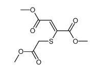 methoxycarbonylmethylsulfanyl-fumaric acid dimethyl ester Structure