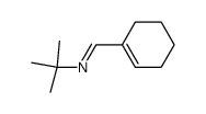 N-tert-butyl-1-(cyclohex-1-en-1-yl)methanimine Structure