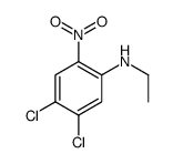 4,5-二氯-N-乙基-2-硝基苯胺结构式