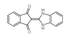 2-(1,3-dihydrobenzoimidazol-2-ylidene)indene-1,3-dione结构式