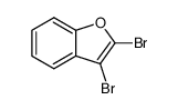 2,3-二溴苯并呋喃结构式