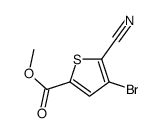 methyl 4-bromo-5-cyanothiophene-2-carboxylate Structure