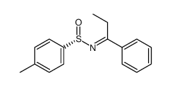 4-methyl-N-(1-phenylpropylidene)benzenesulfinamide结构式