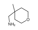 (4-甲基四氢-2H-吡喃-4-基)甲胺结构式