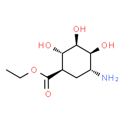 D-chiro-Inositol, 1-amino-1,2,3-trideoxy-3-(ethoxycarbonyl)- (9CI)结构式