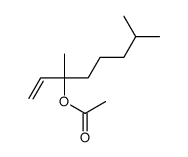 3,7-二甲基-1-辛烯-3-醇乙酸盐结构式