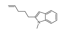 1-methyl-2-pent-4-enylindole Structure