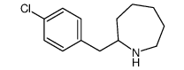 2-[(4-氯苯基)甲基]六氢-1H-氮杂烷结构式