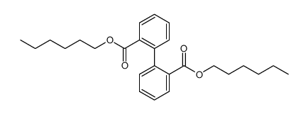 dihexyl biphenyl-2,2'-dicarboxylate结构式