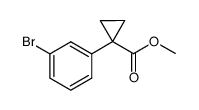 Methyl 1-(3-bromophenyl)cyclopropane-1-carboxylate Structure