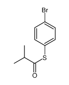 S-(4-bromophenyl) 2-methylpropanethioate结构式