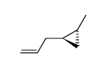 cis-1-methyl-2-(2'-propenyl)cyclopropane Structure
