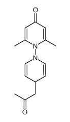 2,6-dimethyl-4'-(2-oxopropyl)-4H,4'H-[1,1'-bipyridin]-4-one Structure