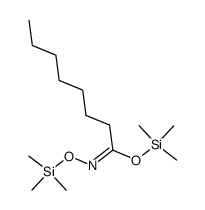trimethylsilylN-((trimethylsilyl)oxy)octanimidate结构式