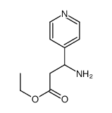 3-氨基-3-(吡啶-4-基)丙酸乙酯结构式