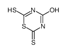 2,6-dithioxotetrahydro-4H-1,3,5-thiadiazin-4-one结构式