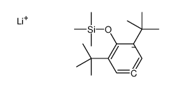 lithium,(2,6-ditert-butylbenzene-4-id-1-yl)oxy-trimethylsilane Structure