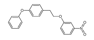 1-nitro-3-(4-phenoxyphenethoxy)benzene Structure