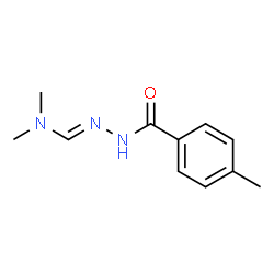 Benzoic acid, 4-methyl-, (2E)-[(dimethylamino)methylene]hydrazide (9CI)结构式