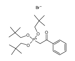 trineopentyloxy(phenacyl)phosphonium bromide结构式