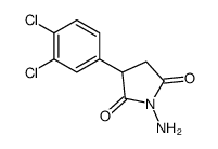 1-amino-3-(3,4-dichlorophenyl)pyrrolidine-2,5-dione结构式