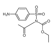 ethyl N-acetyl-N-(4-aminophenyl)sulfonylcarbamate结构式