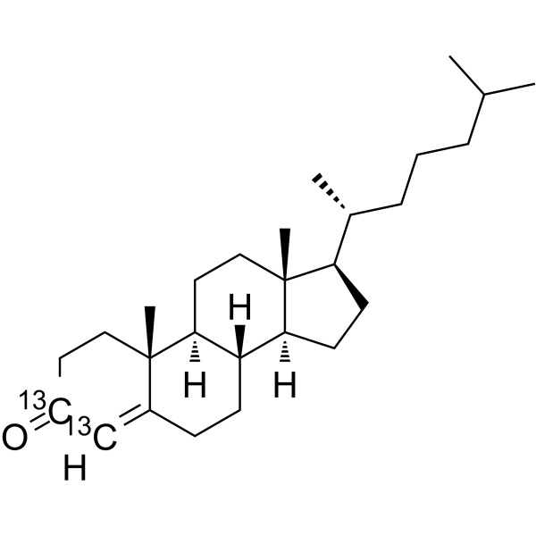 Cholestenone-13C2结构式