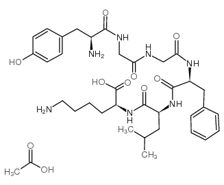 Leu-Enkephalin-Lys结构式