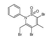 N-Phenyl-1,3-dibrom-2-methyl-4-brommethyl-buta-1,3-dien-sultam-1,4 Structure