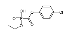 (4-chlorophenoxy)carbonyl-ethoxyphosphinic acid Structure