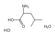 (2S)-2-amino-4-methylpentanoic acid,hydrate,hydrochloride结构式