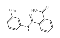 Benzoic acid,2-[[(3-methylphenyl)amino]carbonyl]- Structure