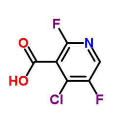 2,5-DIFLUORO-4-CHLORO NICOTINIC ACID structure