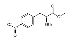 4-硝基苯基丙氨酸甲酯结构式