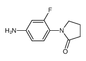 1-(4-amino-2-fluoro-phenyl)-pyrrolidin-2-one Structure