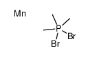 dibromo(trimethyl)-λ5-phosphane,manganese Structure