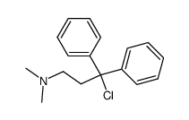 (3-chloro-3,3-diphenyl-propyl)-dimethyl-amine Structure