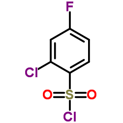 2-Chloro-4-fluorobenzenesulfonyl chloride Structure